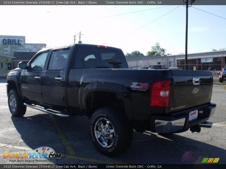 2010 Chevrolet Silverado 2500HD LT Crew Cab 4x4 Black / Ebony Photo #3