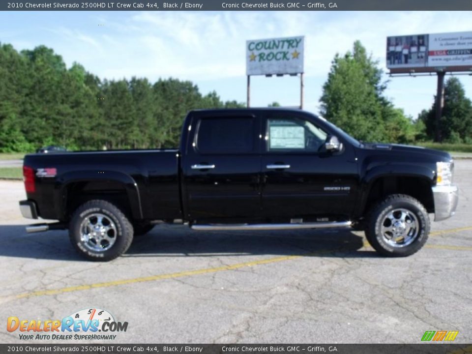 2010 Chevrolet Silverado 2500HD LT Crew Cab 4x4 Black / Ebony Photo #6
