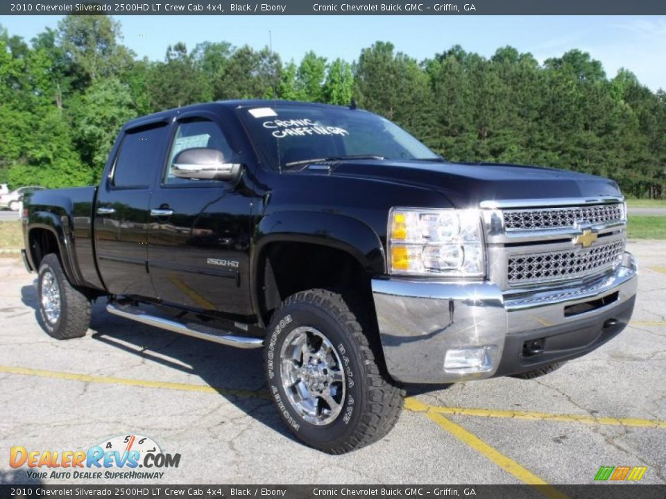 2010 Chevrolet Silverado 2500HD LT Crew Cab 4x4 Black / Ebony Photo #7