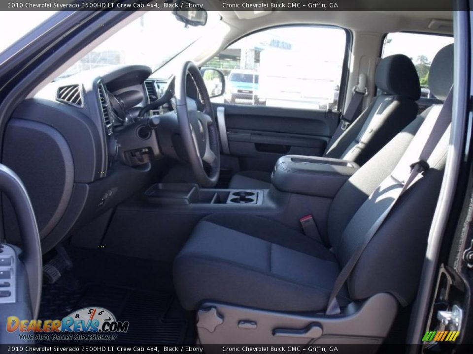 2010 Chevrolet Silverado 2500HD LT Crew Cab 4x4 Black / Ebony Photo #9