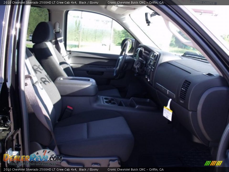 2010 Chevrolet Silverado 2500HD LT Crew Cab 4x4 Black / Ebony Photo #13