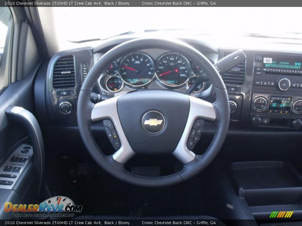 2010 Chevrolet Silverado 2500HD LT Crew Cab 4x4 Black / Ebony Photo #15