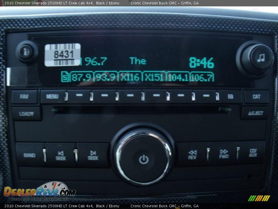 2010 Chevrolet Silverado 2500HD LT Crew Cab 4x4 Black / Ebony Photo #17