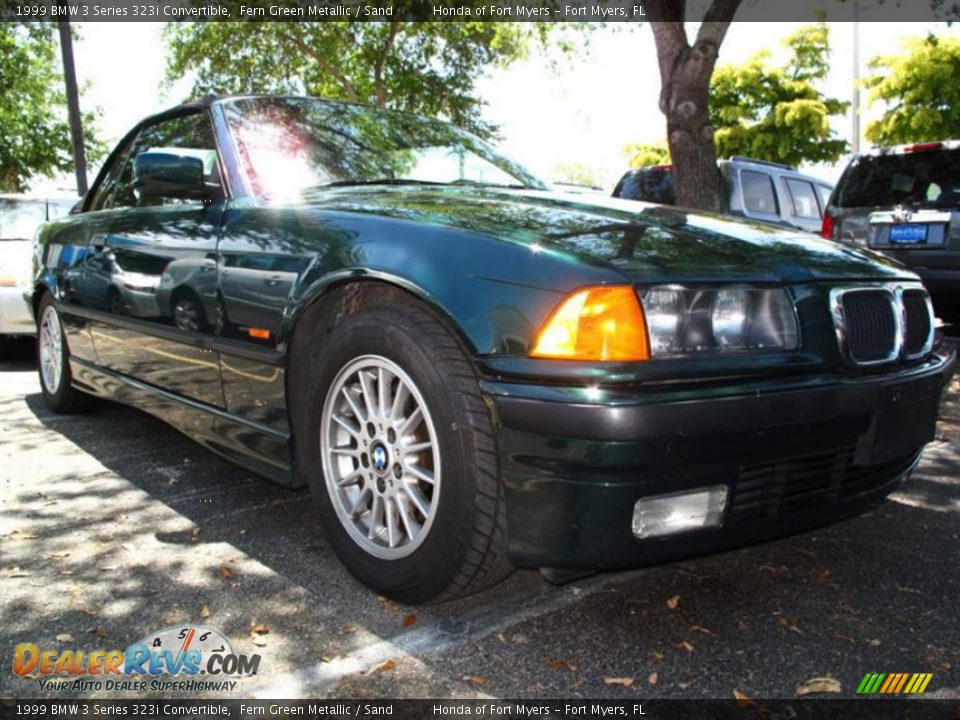 1999 BMW 3 Series 323i Convertible Fern Green Metallic / Sand Photo #1