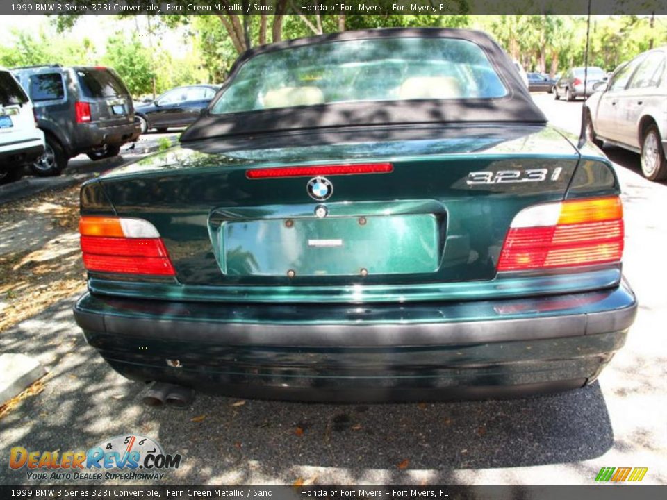 1999 BMW 3 Series 323i Convertible Fern Green Metallic / Sand Photo #3
