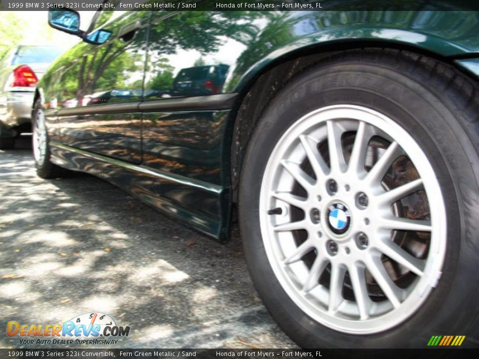 1999 BMW 3 Series 323i Convertible Fern Green Metallic / Sand Photo #4