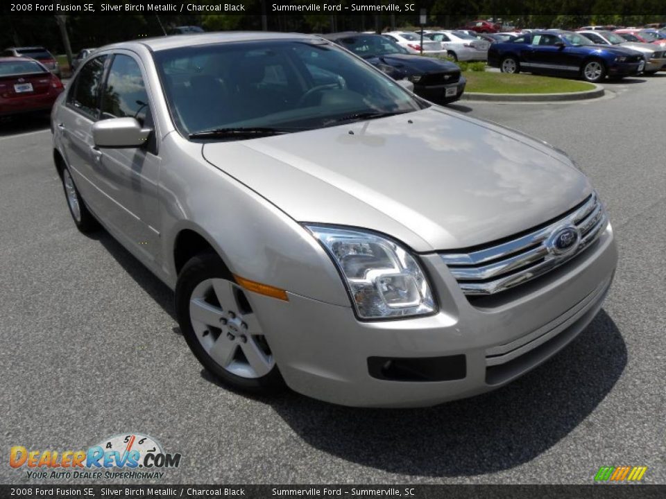 2008 Ford Fusion SE Silver Birch Metallic / Charcoal Black Photo #1