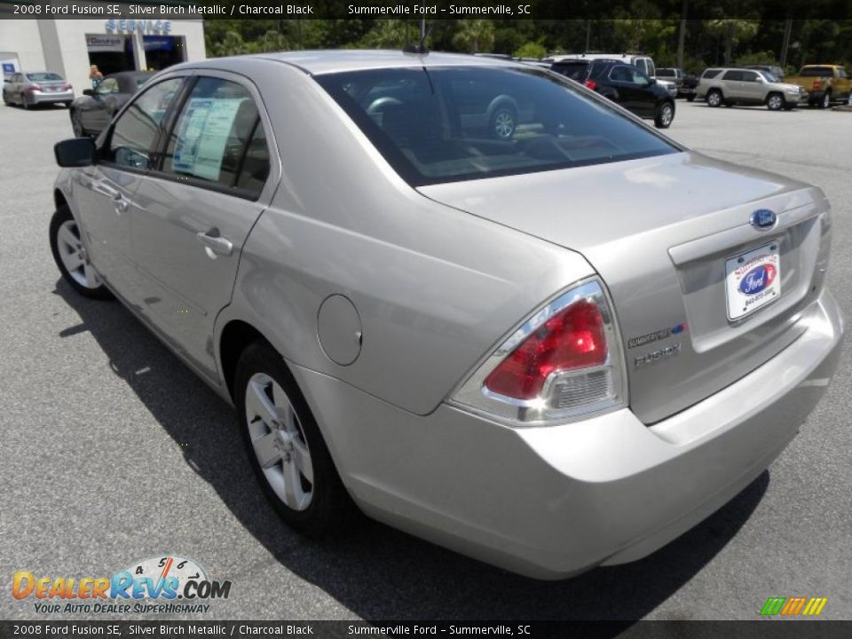 2008 Ford Fusion SE Silver Birch Metallic / Charcoal Black Photo #15