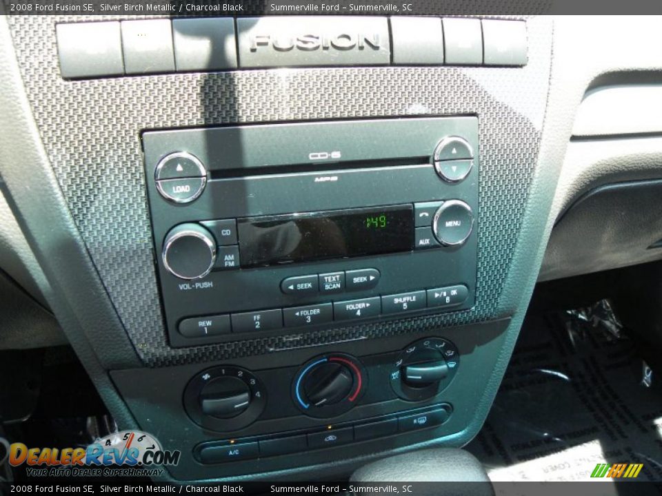 2008 Ford Fusion SE Silver Birch Metallic / Charcoal Black Photo #20