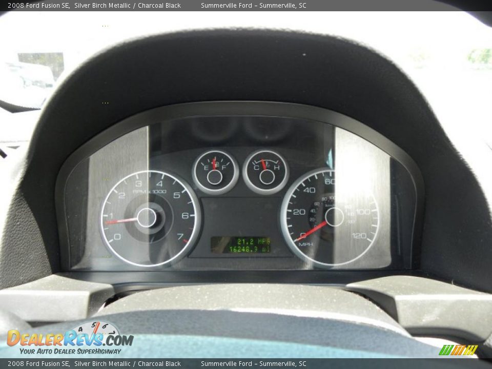 2008 Ford Fusion SE Silver Birch Metallic / Charcoal Black Photo #22
