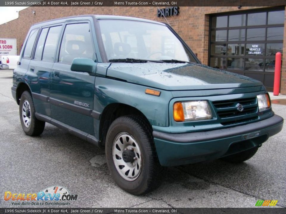 1996 Suzuki Sidekick JX 4 Door 4x4 Jade Green / Gray Photo #1