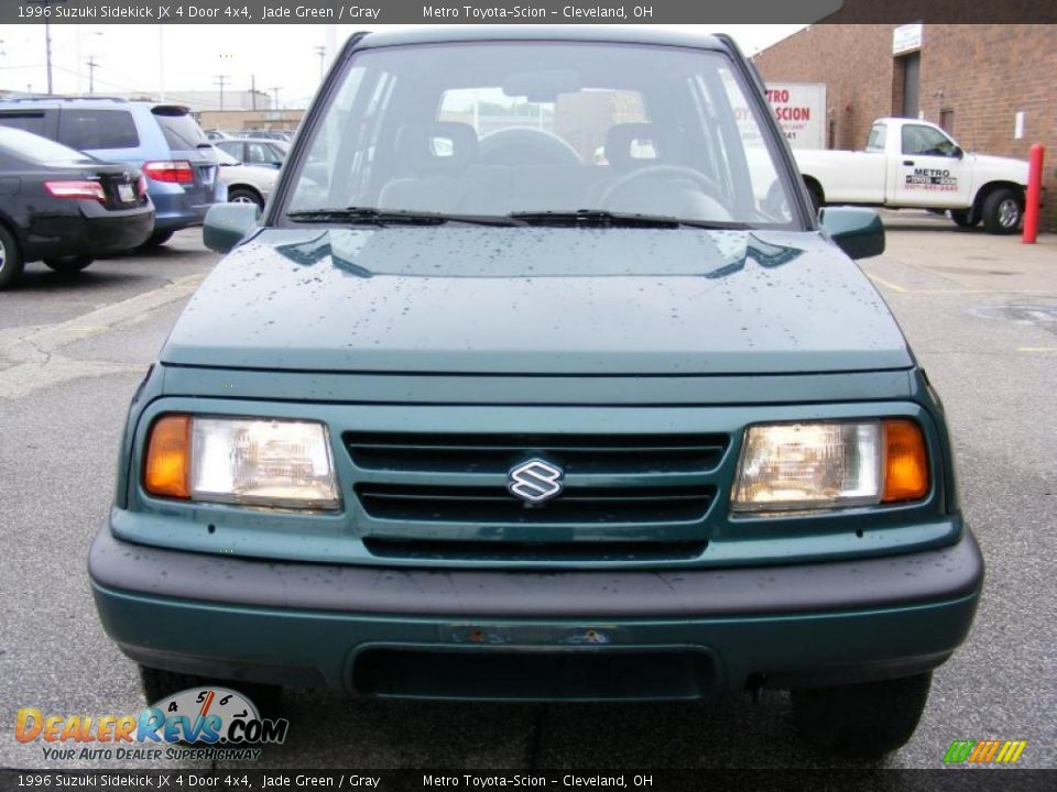 1996 Suzuki Sidekick JX 4 Door 4x4 Jade Green / Gray Photo #8