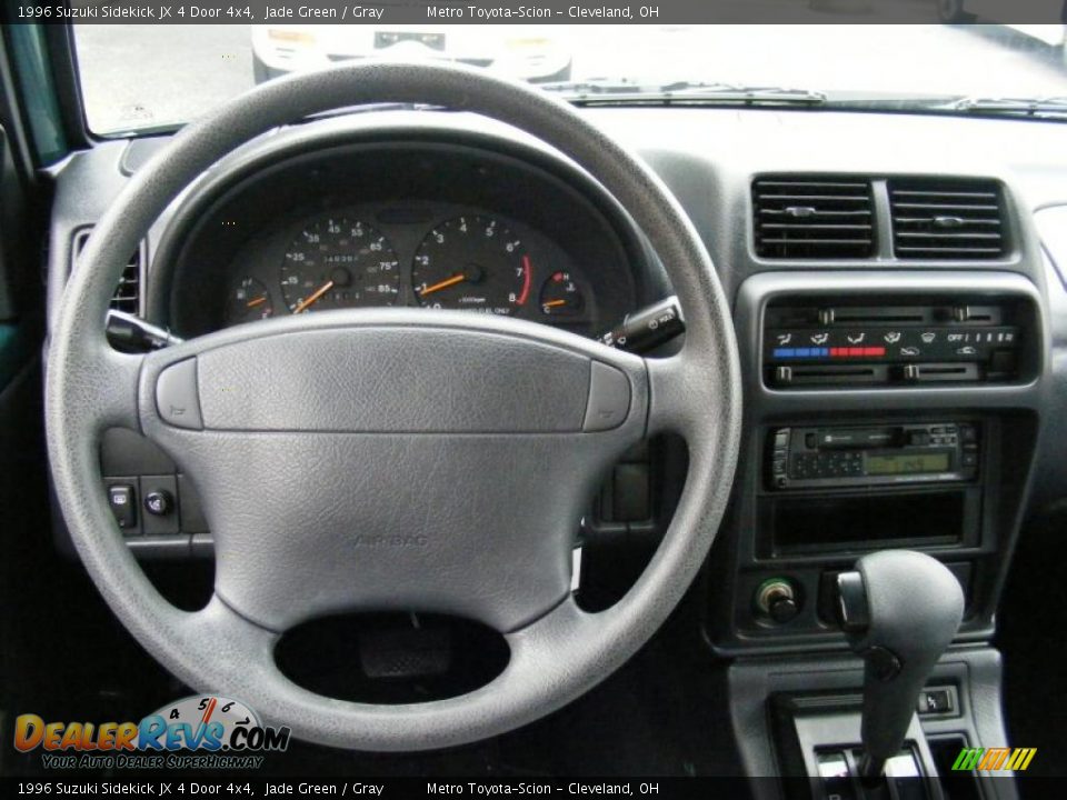 1996 Suzuki Sidekick JX 4 Door 4x4 Jade Green / Gray Photo #14