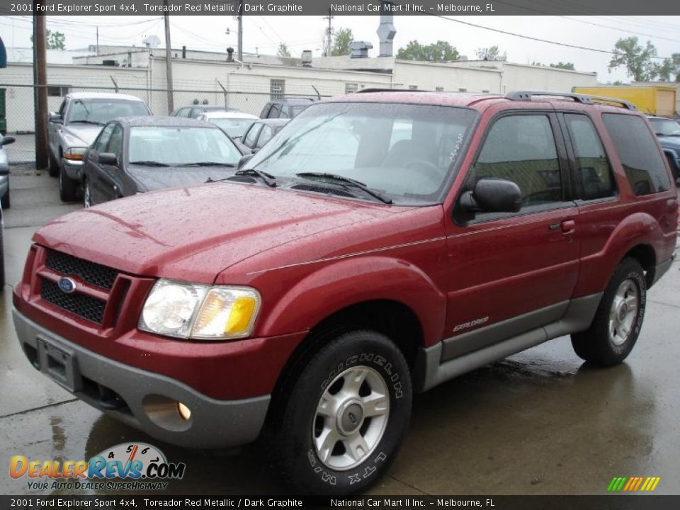 2001 Ford Explorer Sport 4x4 Toreador Red Metallic / Dark Graphite Photo #1