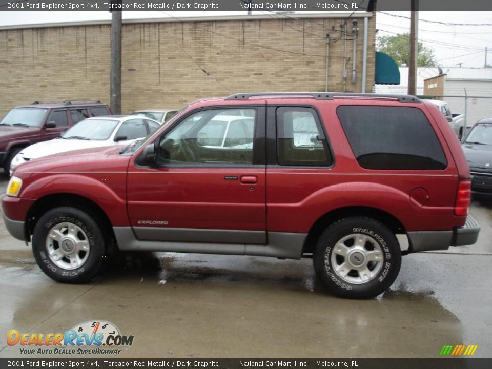 2001 Ford Explorer Sport 4x4 Toreador Red Metallic / Dark Graphite Photo #5