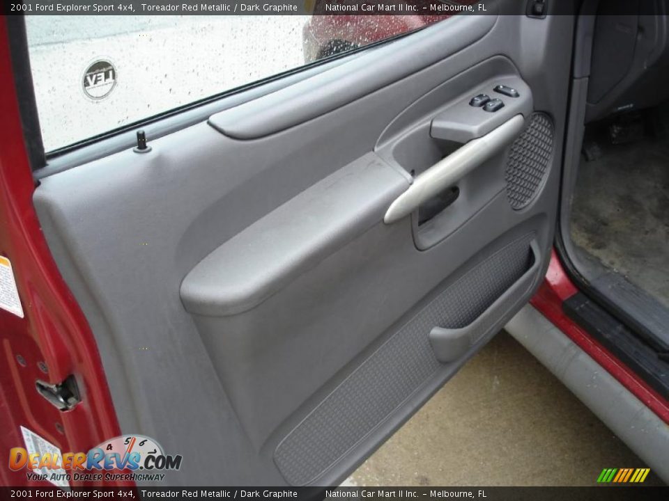 2001 Ford Explorer Sport 4x4 Toreador Red Metallic / Dark Graphite Photo #7