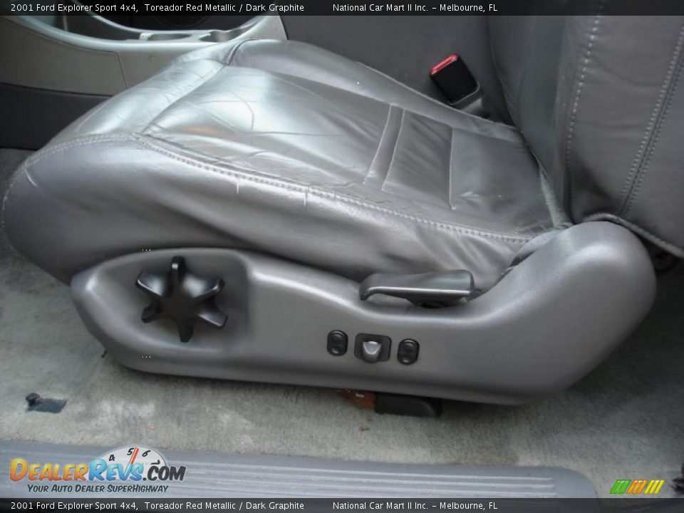 2001 Ford Explorer Sport 4x4 Toreador Red Metallic / Dark Graphite Photo #9