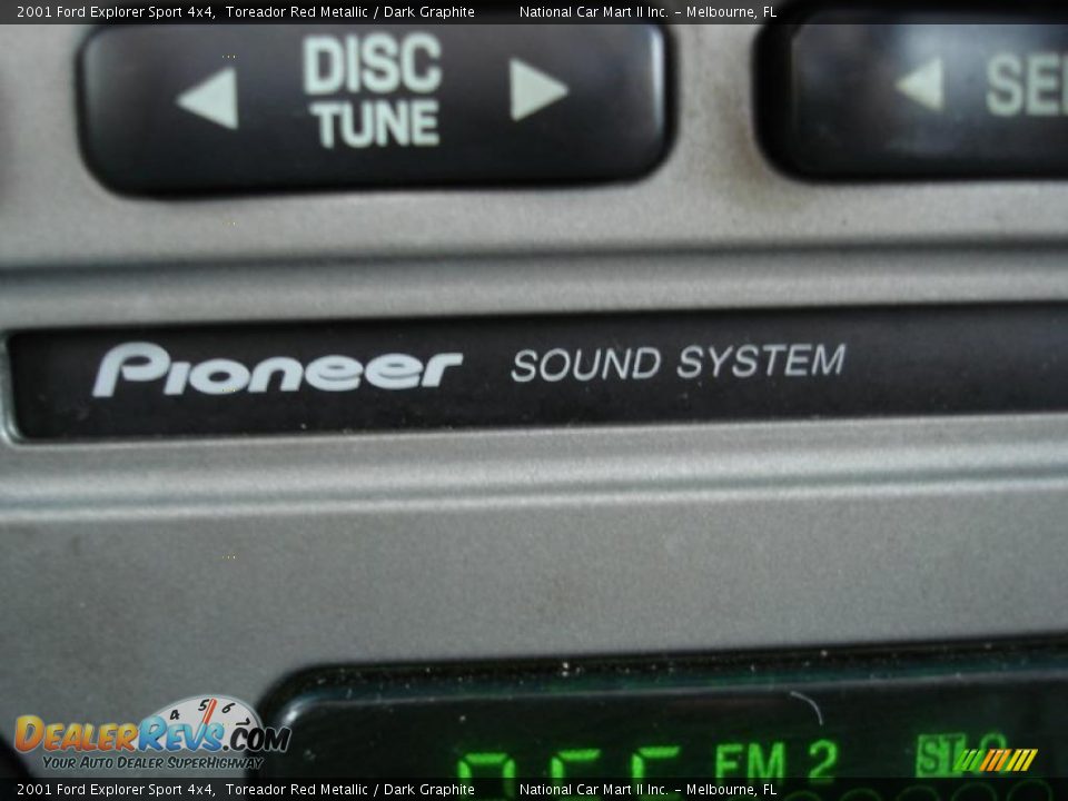 2001 Ford Explorer Sport 4x4 Toreador Red Metallic / Dark Graphite Photo #11