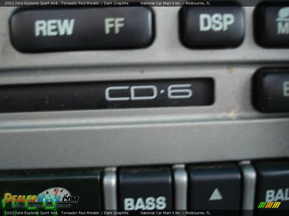 2001 Ford Explorer Sport 4x4 Toreador Red Metallic / Dark Graphite Photo #12