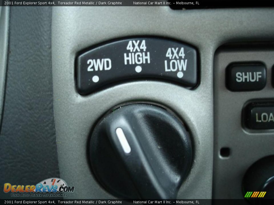 2001 Ford Explorer Sport 4x4 Toreador Red Metallic / Dark Graphite Photo #13