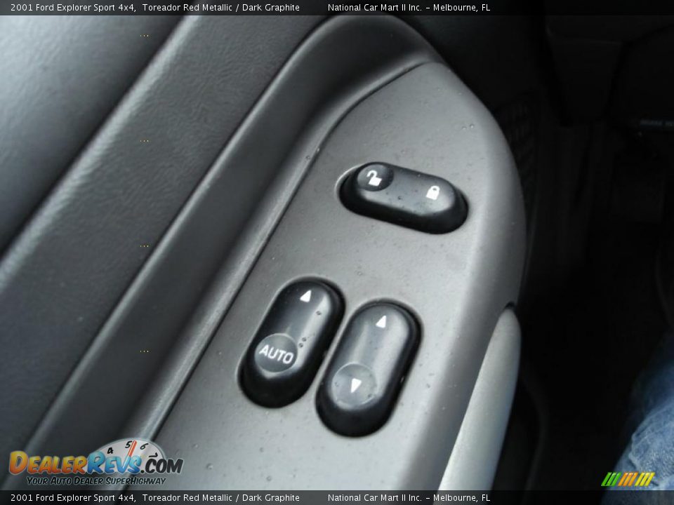 2001 Ford Explorer Sport 4x4 Toreador Red Metallic / Dark Graphite Photo #16