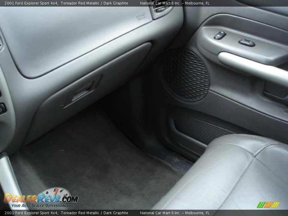 2001 Ford Explorer Sport 4x4 Toreador Red Metallic / Dark Graphite Photo #19