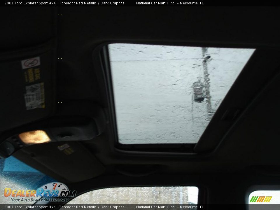 2001 Ford Explorer Sport 4x4 Toreador Red Metallic / Dark Graphite Photo #20