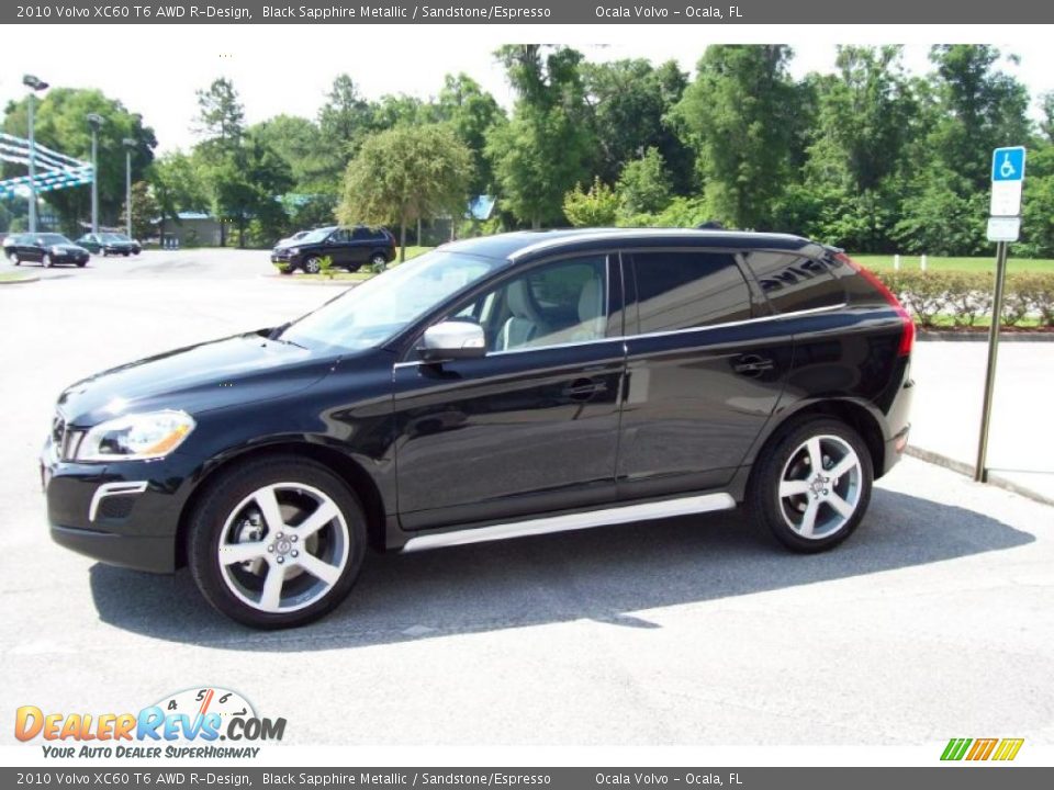 2010 Volvo XC60 T6 AWD RDesign Black Sapphire Metallic / Sandstone