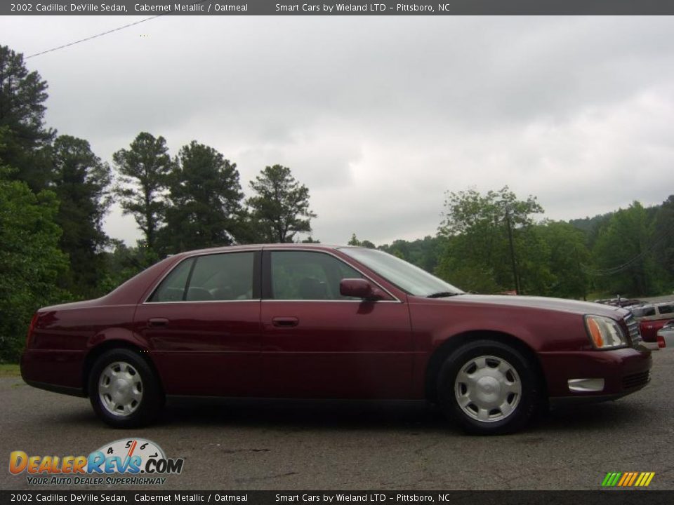 2002 Cadillac DeVille Sedan Cabernet Metallic / Oatmeal Photo #1