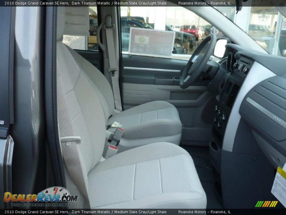 2010 Dodge Grand Caravan SE Hero Dark Titanium Metallic / Medium Slate Gray/Light Shale Photo #9