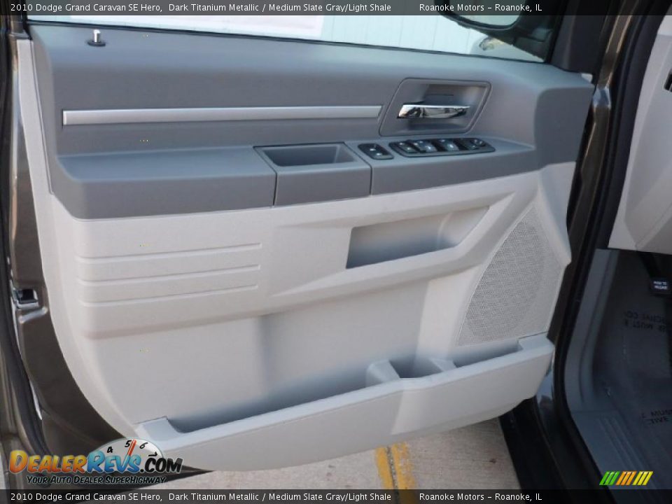 2010 Dodge Grand Caravan SE Hero Dark Titanium Metallic / Medium Slate Gray/Light Shale Photo #16