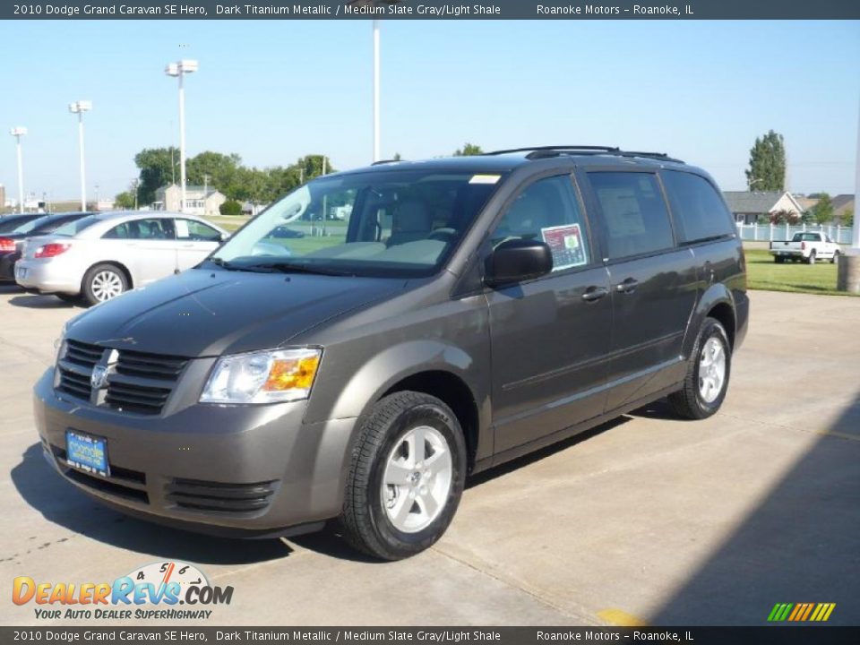 2010 Dodge Grand Caravan SE Hero Dark Titanium Metallic / Medium Slate Gray/Light Shale Photo #24