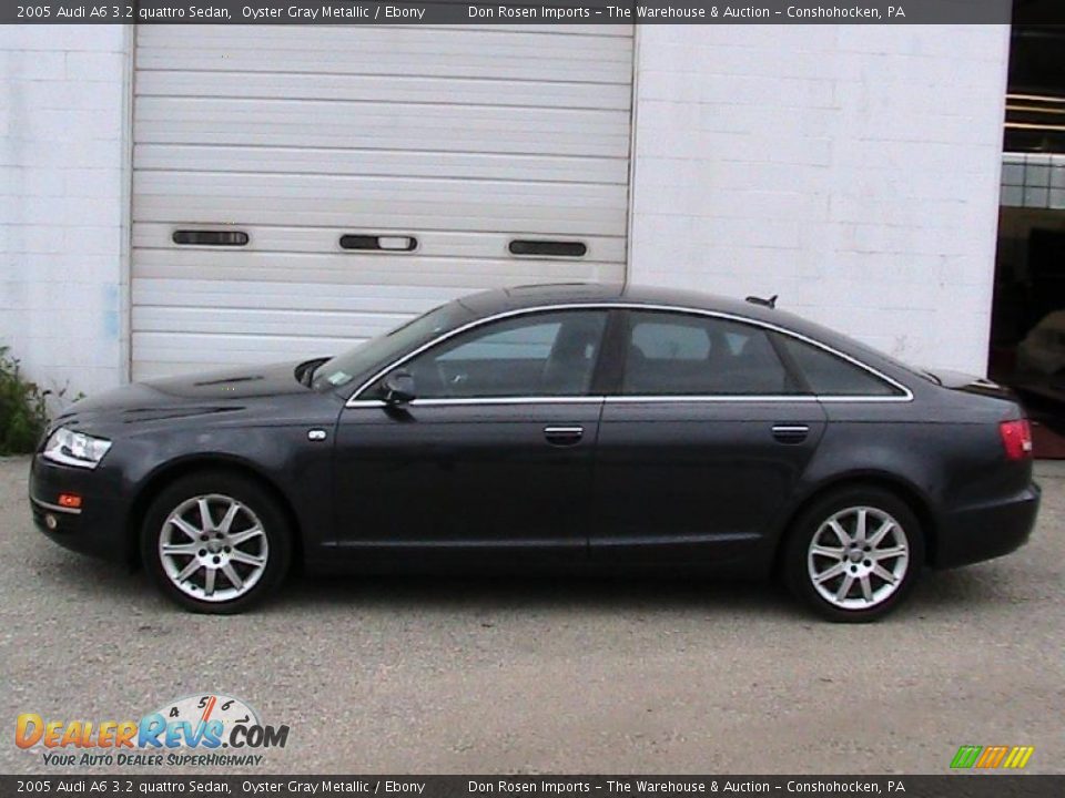 2005 Audi A6 3.2 quattro Sedan Oyster Gray Metallic / Ebony Photo #4