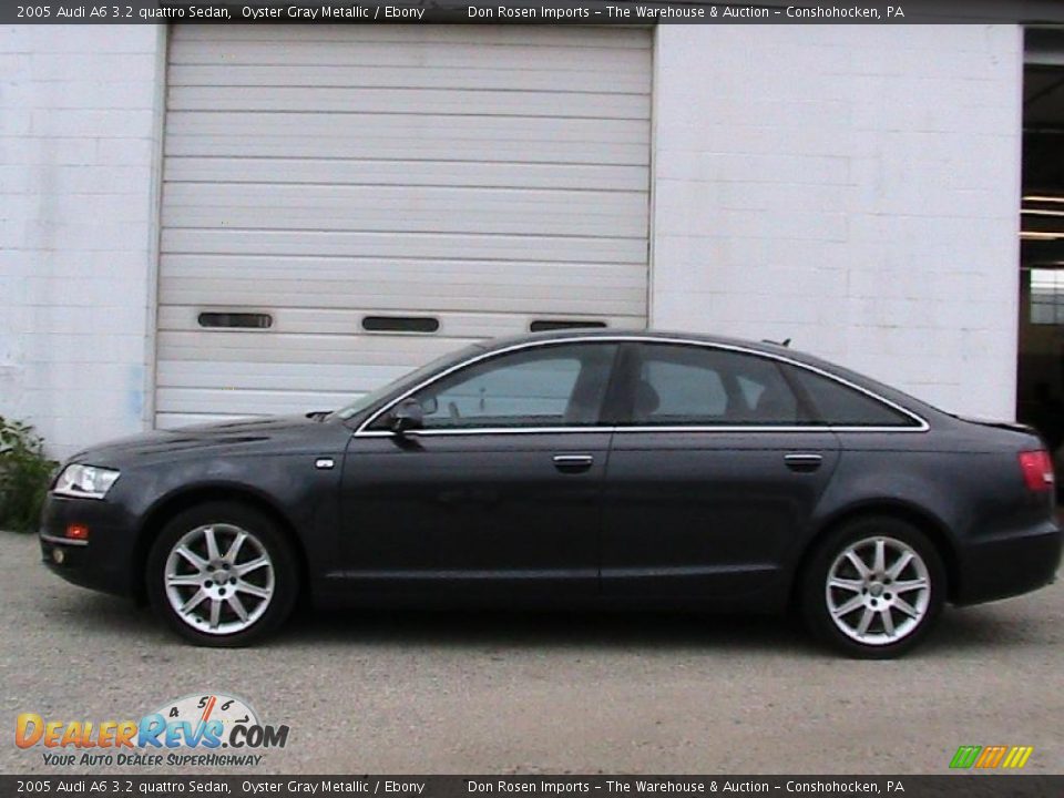2005 Audi A6 3.2 quattro Sedan Oyster Gray Metallic / Ebony Photo #5