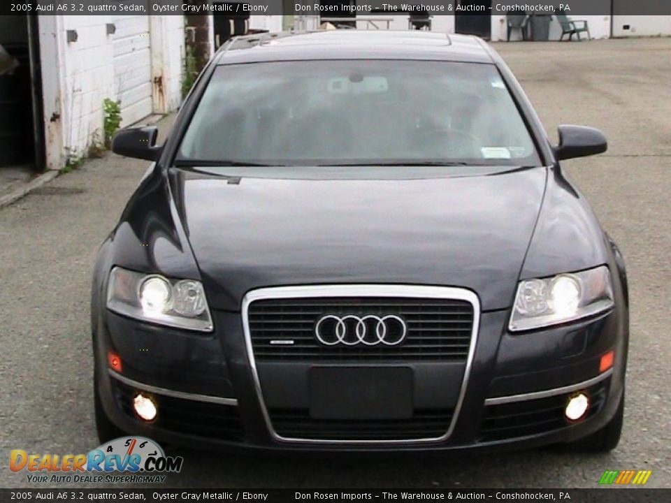 2005 Audi A6 3.2 quattro Sedan Oyster Gray Metallic / Ebony Photo #13