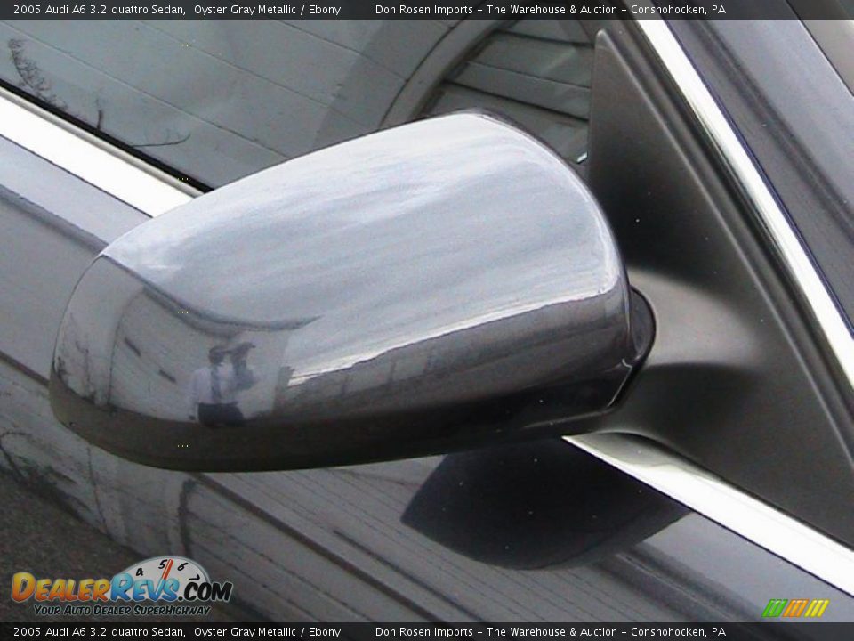2005 Audi A6 3.2 quattro Sedan Oyster Gray Metallic / Ebony Photo #18