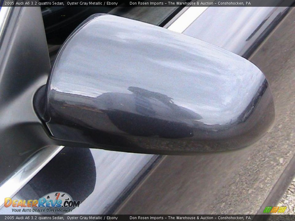 2005 Audi A6 3.2 quattro Sedan Oyster Gray Metallic / Ebony Photo #19