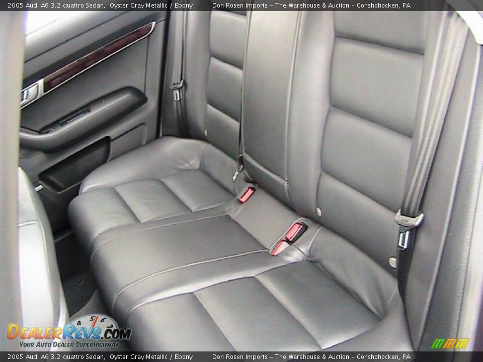 2005 Audi A6 3.2 quattro Sedan Oyster Gray Metallic / Ebony Photo #27