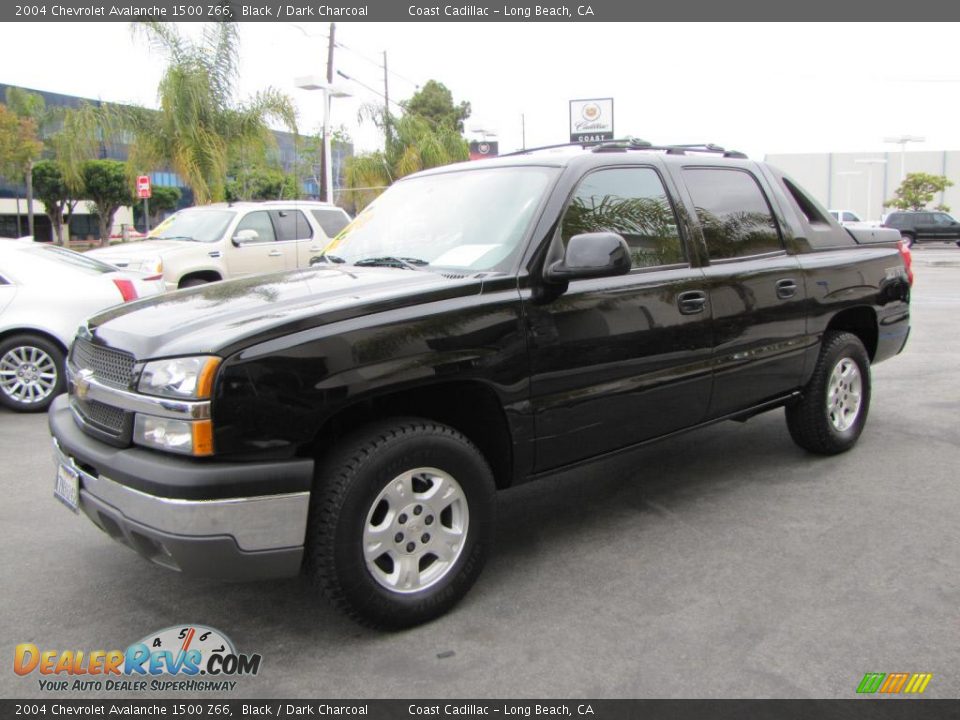 2004 Chevrolet Avalanche 1500 Z66 Black / Dark Charcoal Photo #3