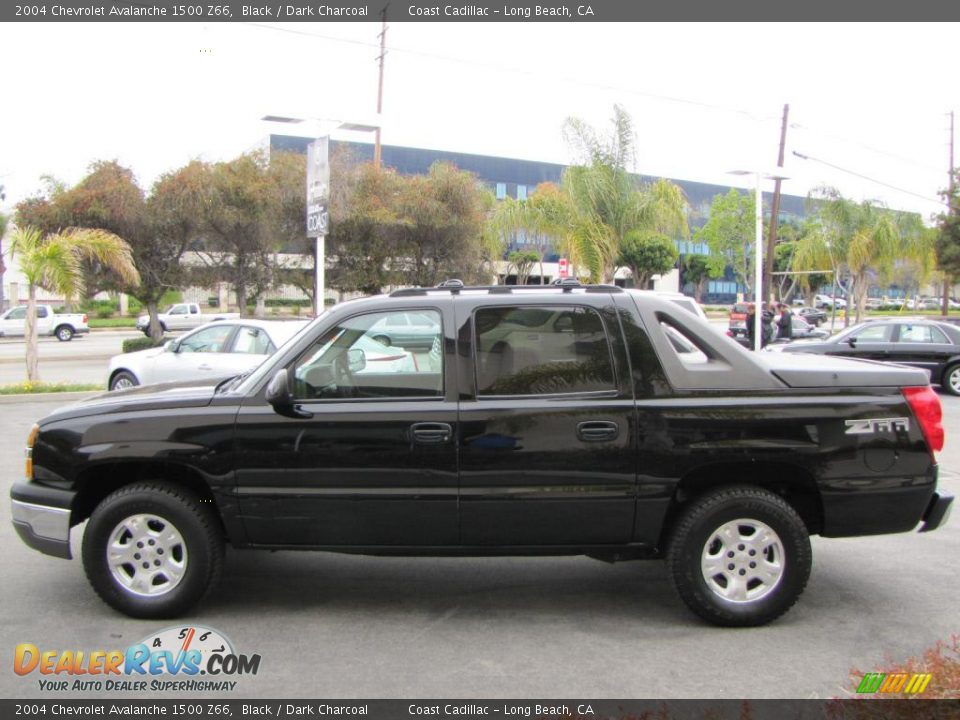 2004 Chevrolet Avalanche 1500 Z66 Black / Dark Charcoal Photo #4