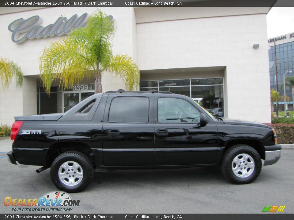 2004 Chevrolet Avalanche 1500 Z66 Black / Dark Charcoal Photo #9