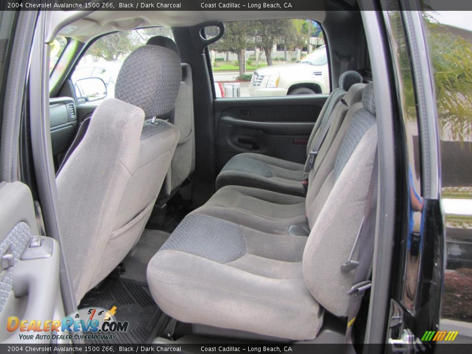 2004 Chevrolet Avalanche 1500 Z66 Black / Dark Charcoal Photo #12