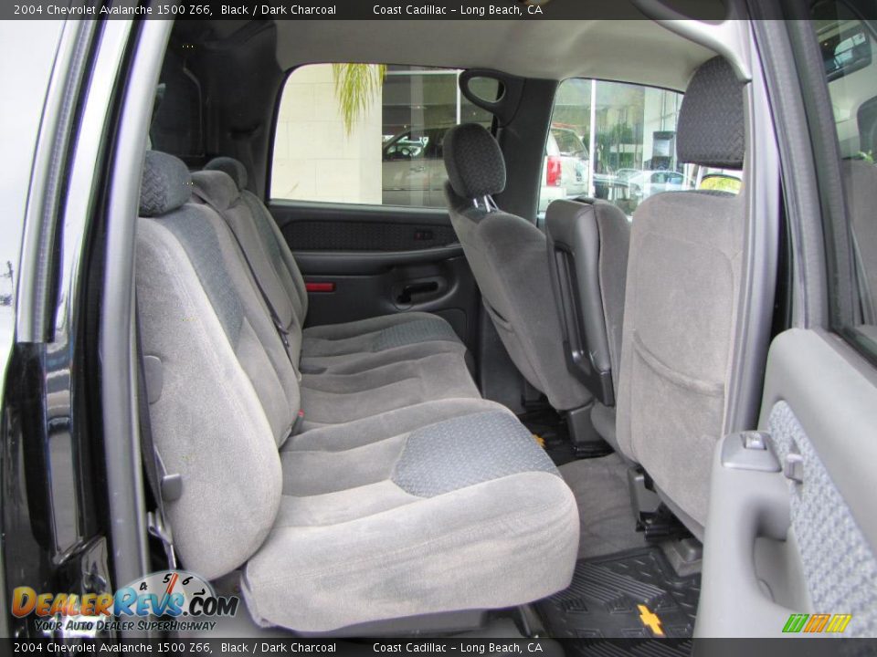 2004 Chevrolet Avalanche 1500 Z66 Black / Dark Charcoal Photo #26