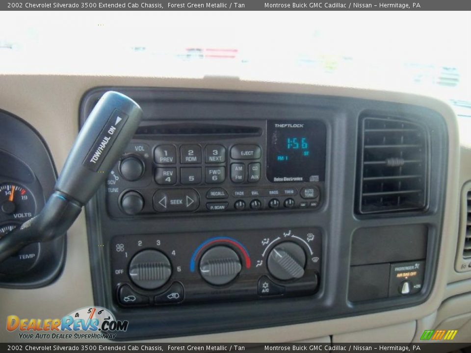 2002 Chevrolet Silverado 3500 Extended Cab Chassis Forest Green Metallic / Tan Photo #9