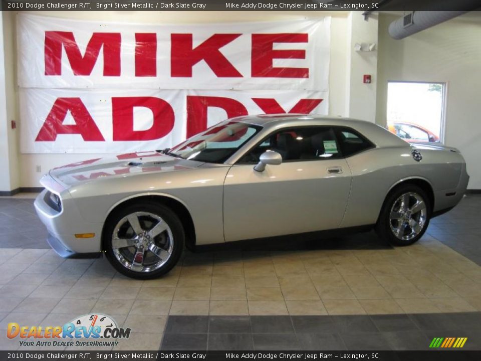 2010 Dodge Challenger R/T Bright Silver Metallic / Dark Slate Gray Photo #1