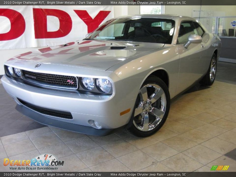 2010 Dodge Challenger R/T Bright Silver Metallic / Dark Slate Gray Photo #3