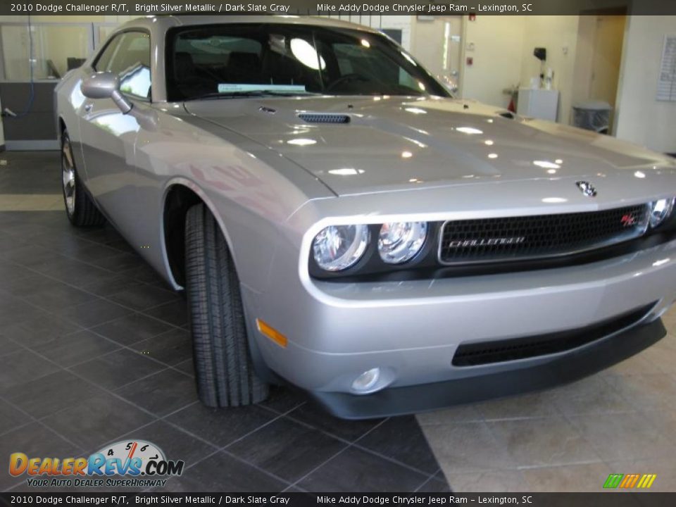 2010 Dodge Challenger R/T Bright Silver Metallic / Dark Slate Gray Photo #6