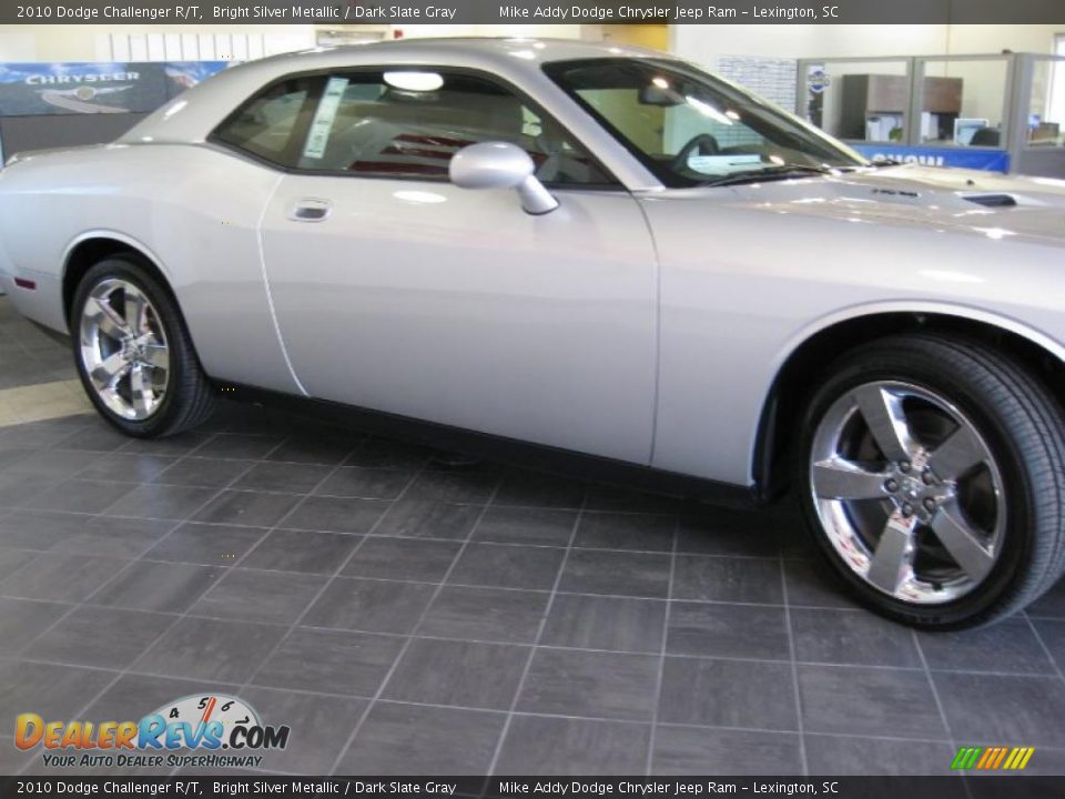 2010 Dodge Challenger R/T Bright Silver Metallic / Dark Slate Gray Photo #8