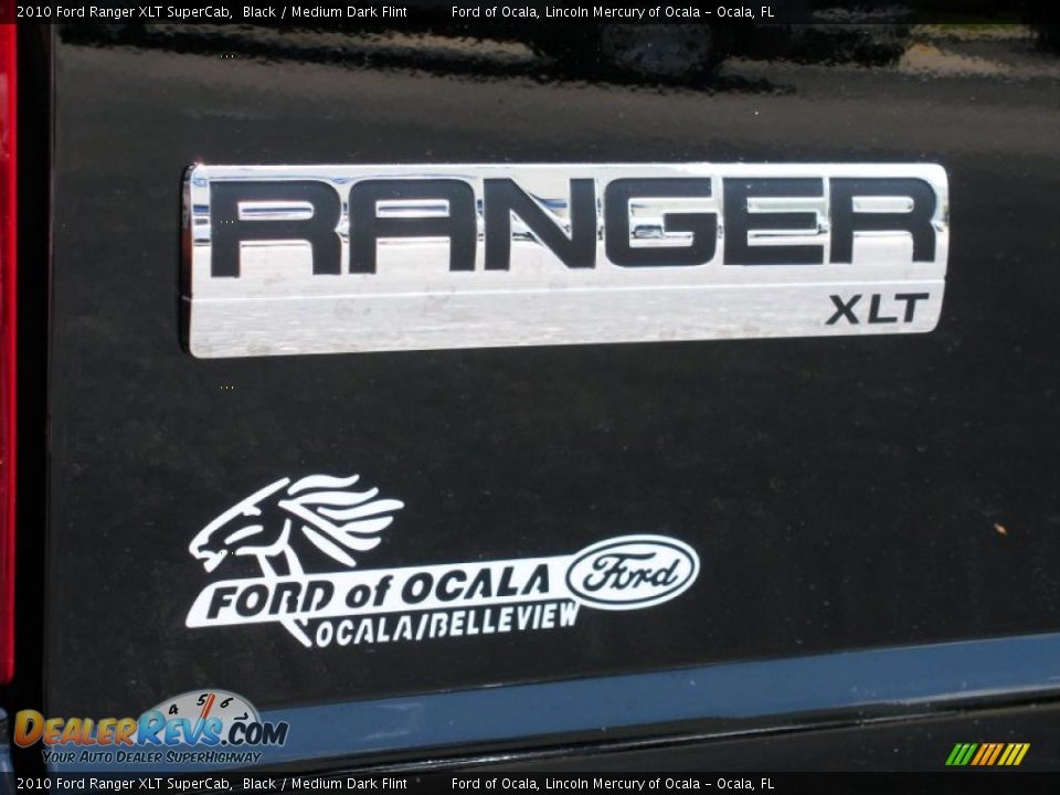 2010 Ford Ranger XLT SuperCab Black / Medium Dark Flint Photo #4