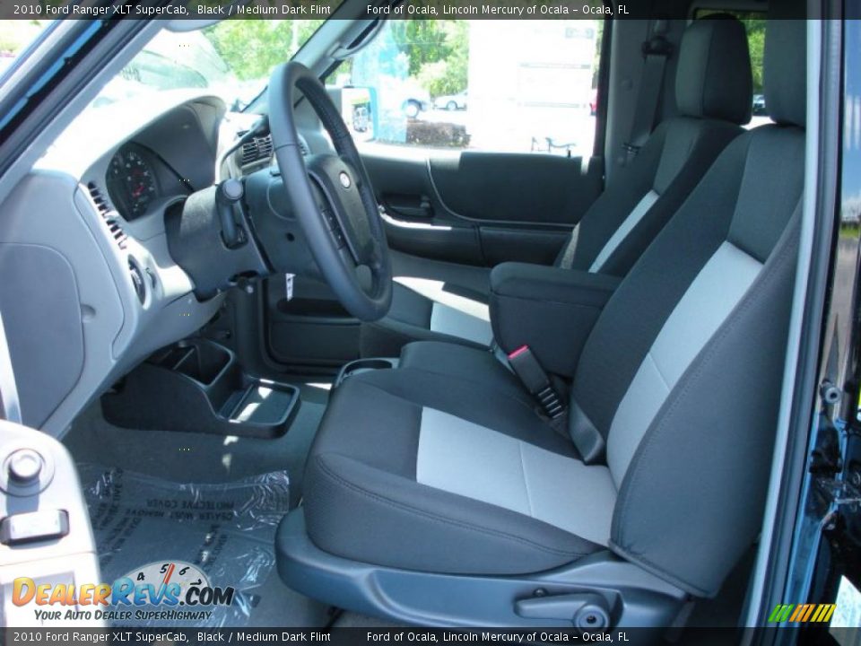2010 Ford Ranger XLT SuperCab Black / Medium Dark Flint Photo #5